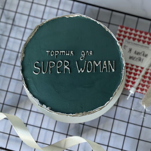 Бенто торт «super woman