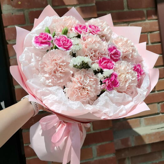 Букет диантусов и статицы🌸