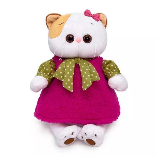 Кошечка Лили в меховом сарафане