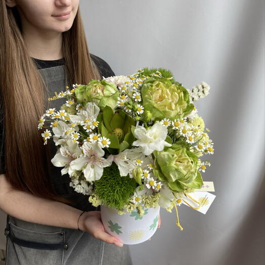 Композиция с розами Вегги