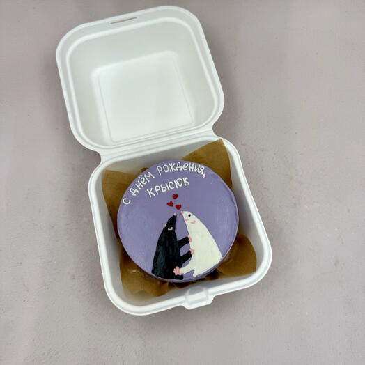 Bento cake with rats