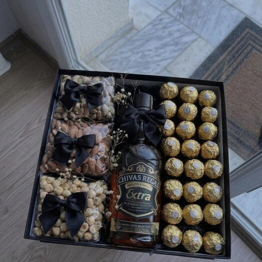 Premium Chivas Regal Extra Whisky   Ferrero Rocher Luxury Gift Box