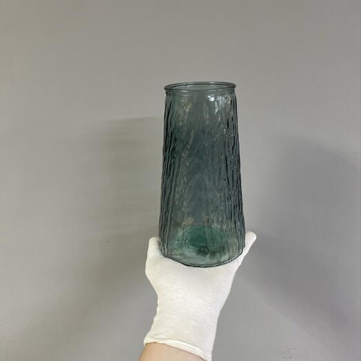 Ваза конус серая 19.5см