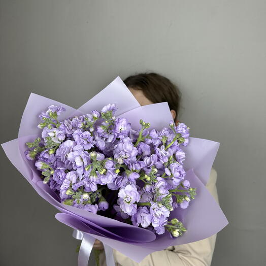 Букет из Кустовой Маттиолы 5шт💜