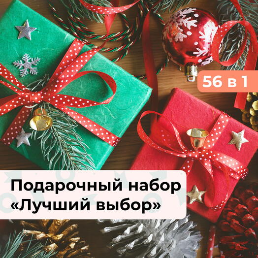 56 в 1 Твой лучший Новый год. Подарочный набор впечатлений