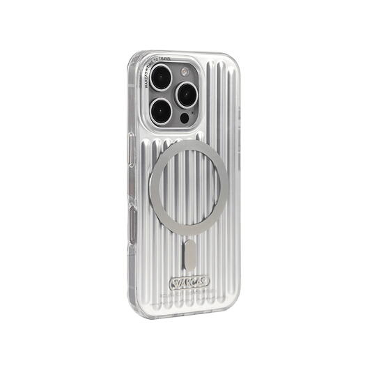 Чехол на iPhone Luggage Silver (16 Pro Max)