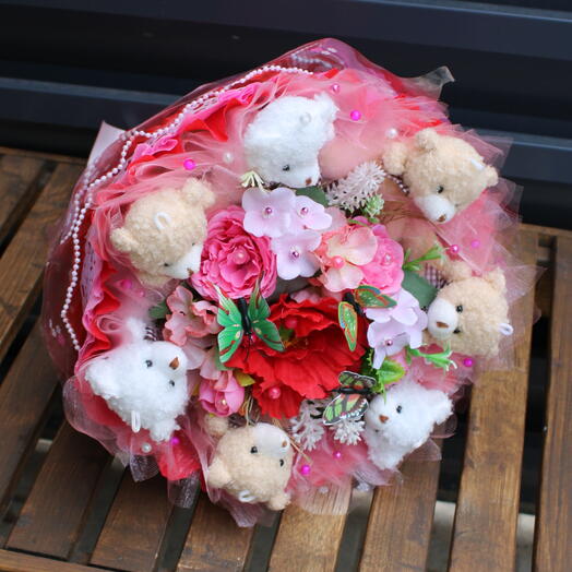 Bouquet of toys