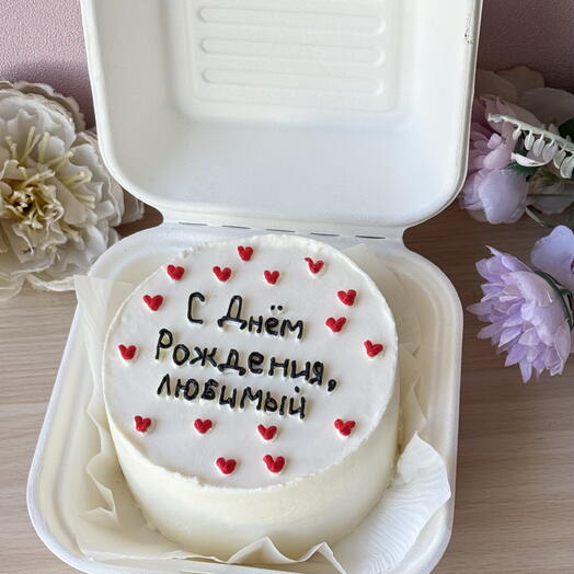 Бенто торт для любимого человека