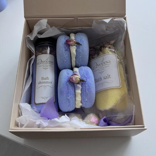 Подарочный набор бомбочки для ванны 
  "Lavender"