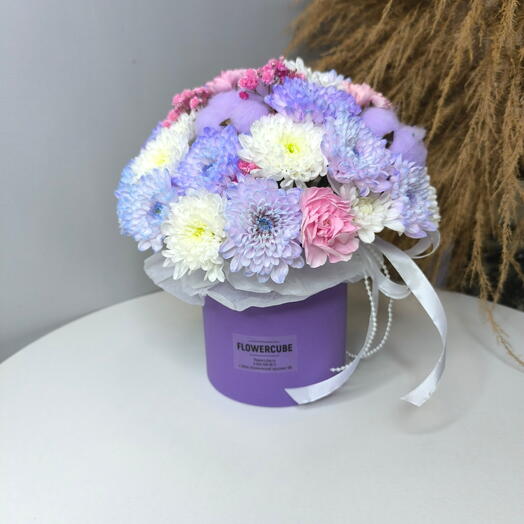 Коробочка с цветами 57