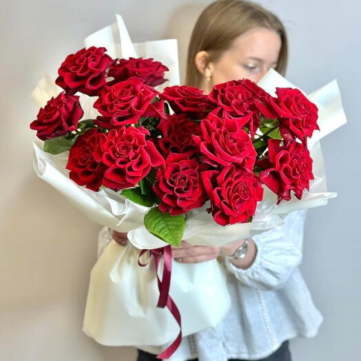 ‼️НОВИНКА‼️Невероятные французкие красные розы 😍