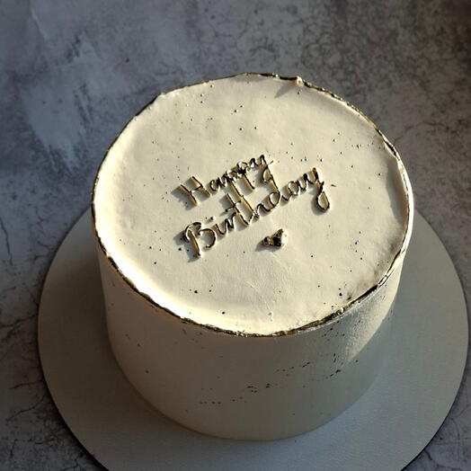 Торт 1 кг "Happy birthday" на день рождения минимализм любимому человеку парню мужу папе любимой девушке жене маме
