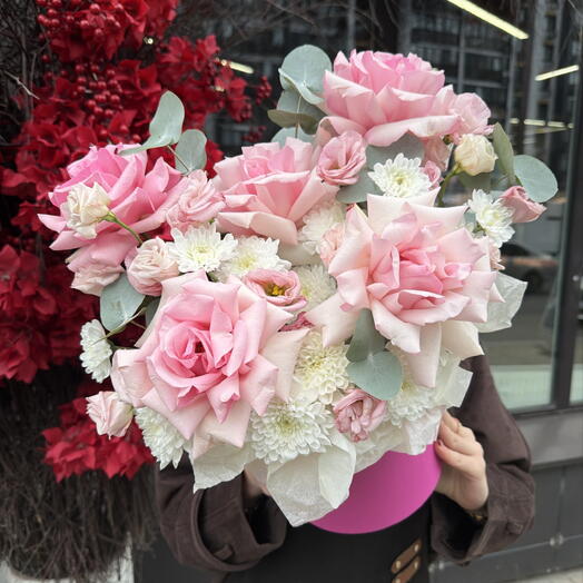 Яркая барби композиция🩷🌸