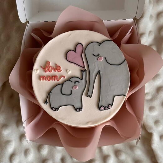 Бенто торт «Love mom»