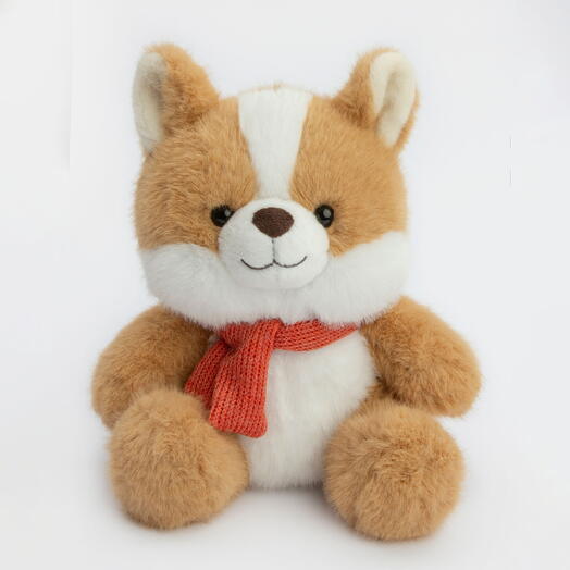 Мягкая игрушка Gulliver Корги в шарфике 24 см коллекция Sweet
