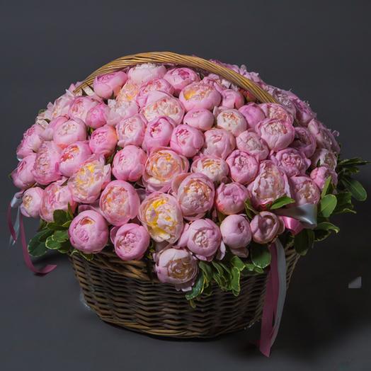 Ramo"101 Peonía Rosa"