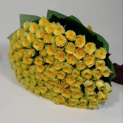 Ramo de 101 rosas amarillas
