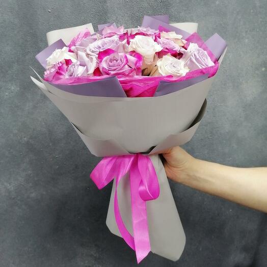 Mezcla suave de 15 rosas
