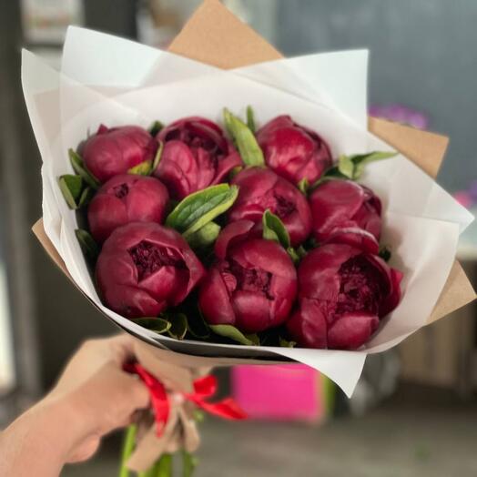 Bouquet of 9 peonies 😻