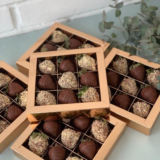 Fresas cubiertas de chocolate