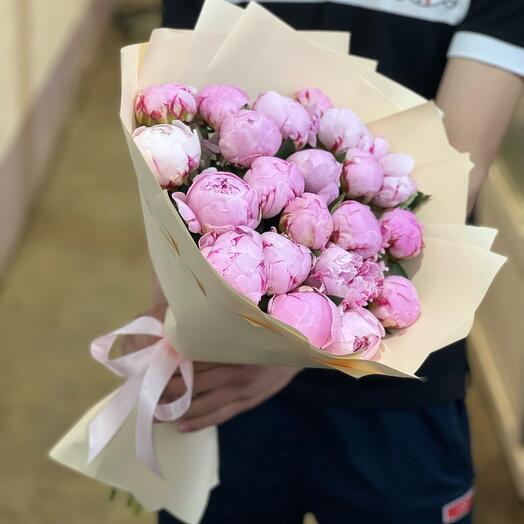 Pink peonies