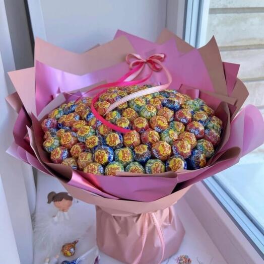 Букет з чупа чупсов