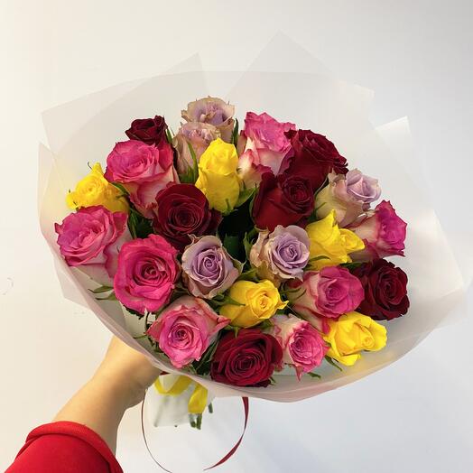 25 roses mix