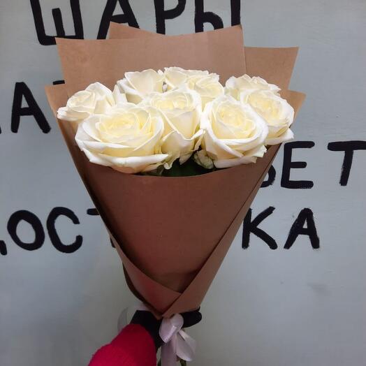 Букет из белых роз