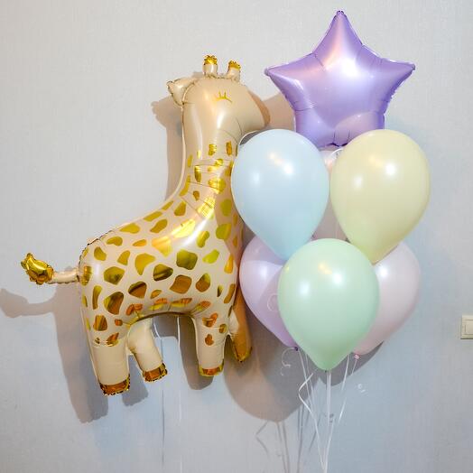 Набор из 8 шаров "Жирафик"