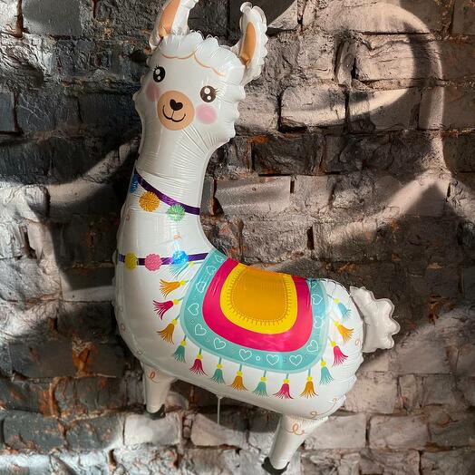 Globo de helio" Figura " Llama alpaca 37 / 94cm