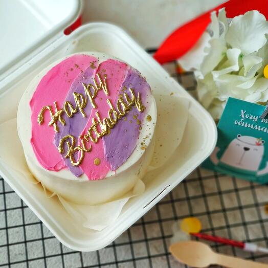 Бенто торт "Happy birthday" hb