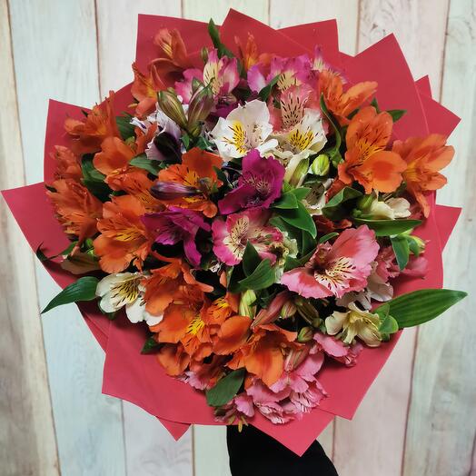 21 Alstroemeria branch