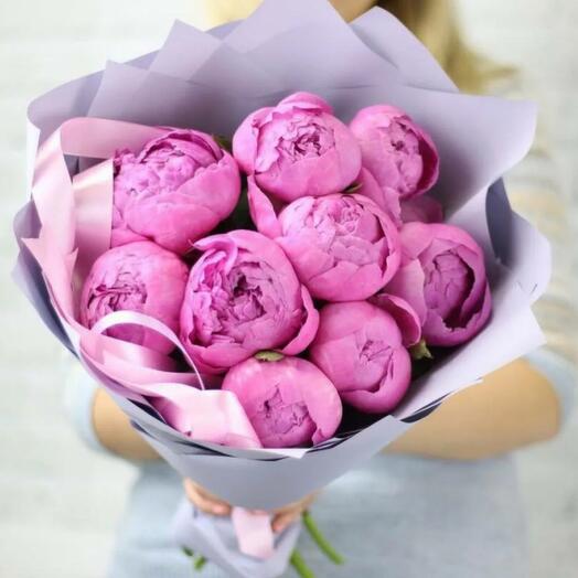Bouquet of Peonies " Pink ice cream