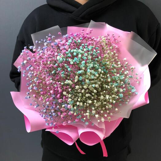 Букет "Облачко гипсофилы"