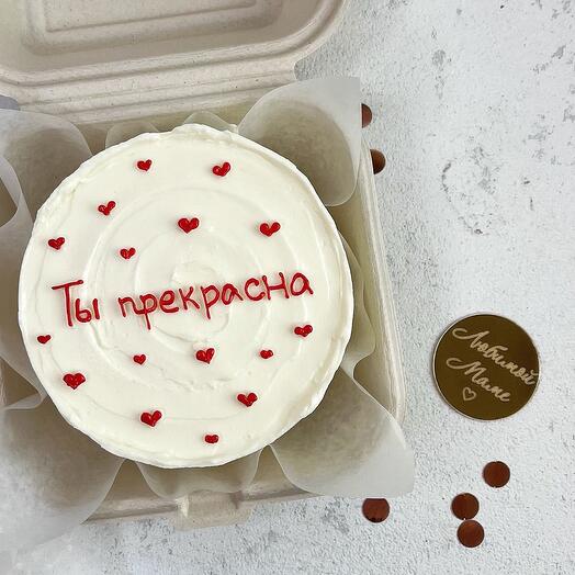 Бенто торт нежный на праздник