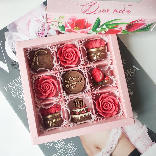 Набор шоколада ко Дню Рождения