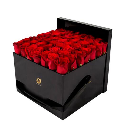 Elisha - 42 Valentine Red Roses in Box