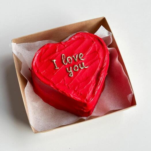 Bento cake "I love you"