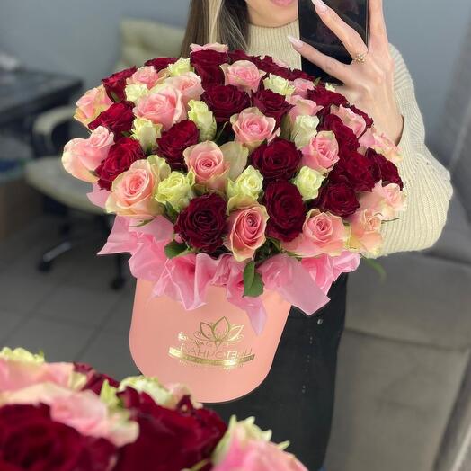 Цветы в коробке ️‍🔥