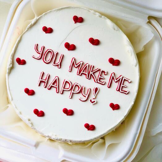 Бенто торт «You make me happy