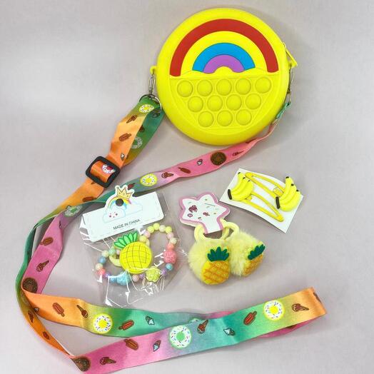Antistress bag with hairpins