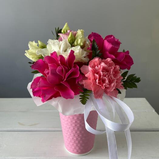 Flowers in a glass