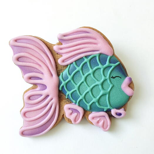 Pan de jengibre y miel "Pescado"