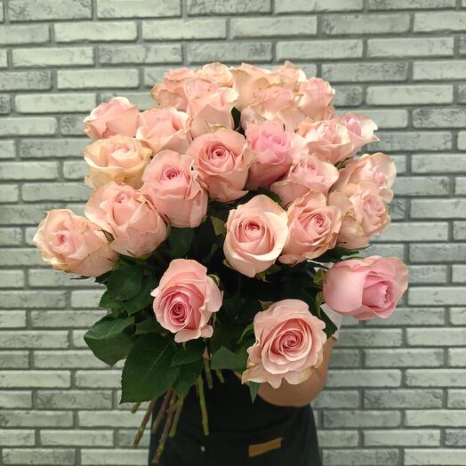 Розовые розы 25
