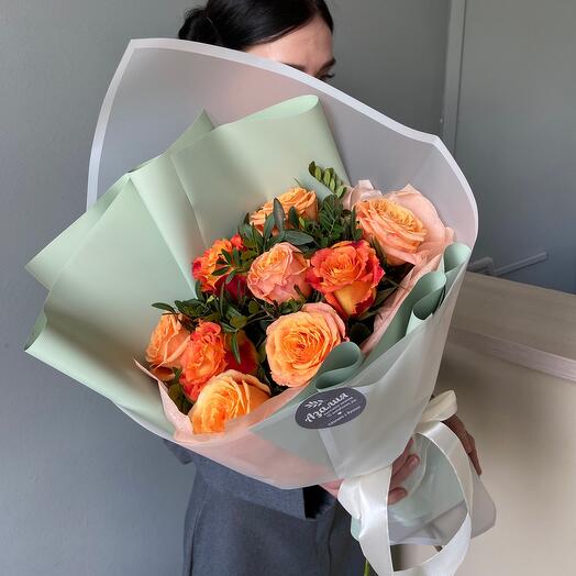 Orange roses 💛