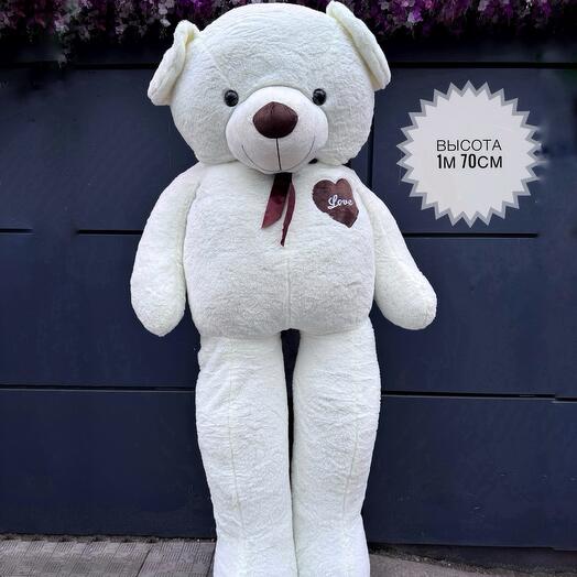 Медведь белый 170 см