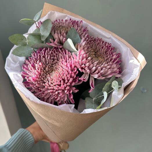 Букет с хризантемами кутюр 🥰