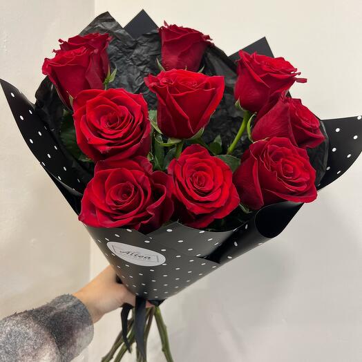 Red roses bouquet🌹