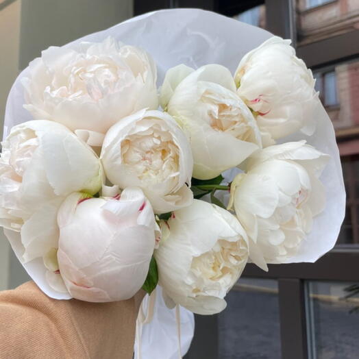 9 peonies