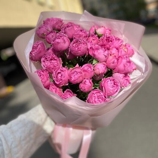 Pink spray roses bouquet🌺🌺🌺